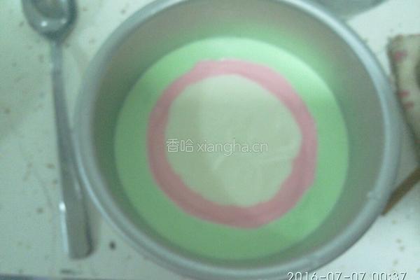 彩虹慕斯蛋糕(6寸)的做法图解8