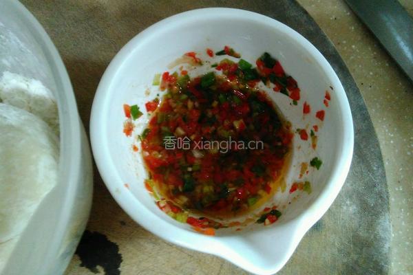 辣椒葱油饼的做法图解4