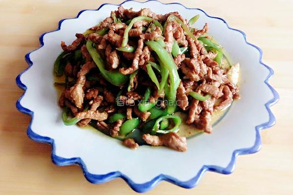 尖椒炒肉丝的做法图解11