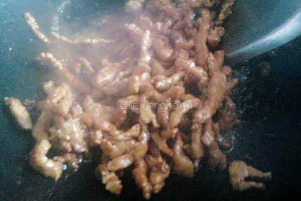 尖椒炒肉丝的做法图解6