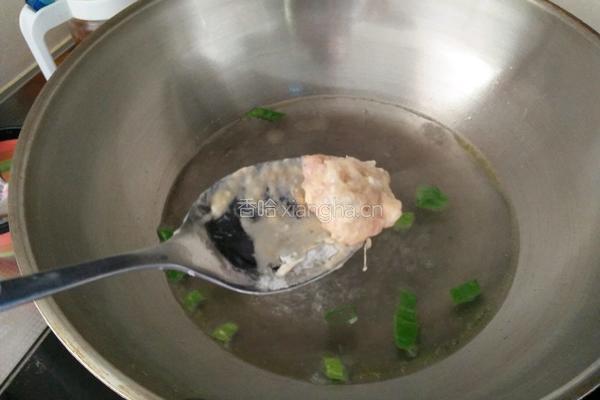 猪肉虾丸龙须面的做法图解7