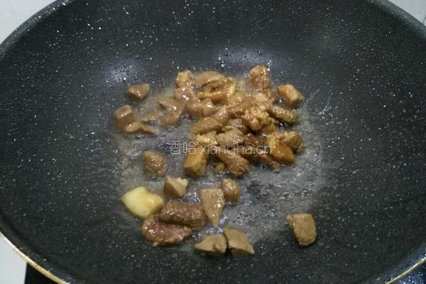 彩椒肉末炒米豆的做法图解6