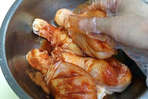 新奥尔良烤鸡腿的做法图解6