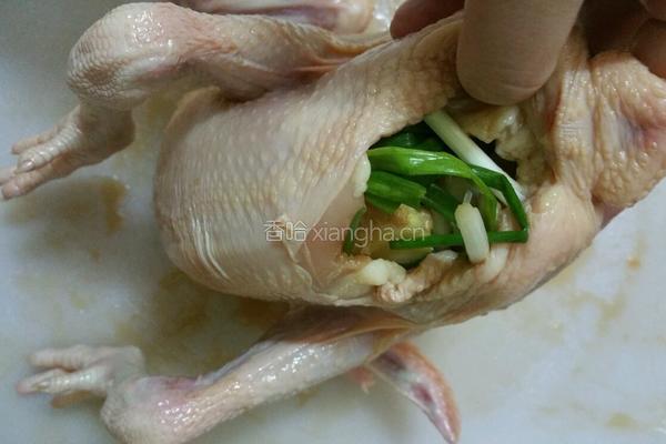 电饭锅蒸全鸡的做法图解6