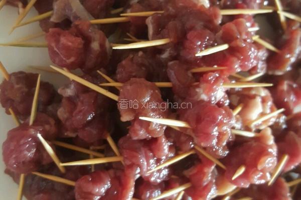 香辣牙签牛肉的做法图解3