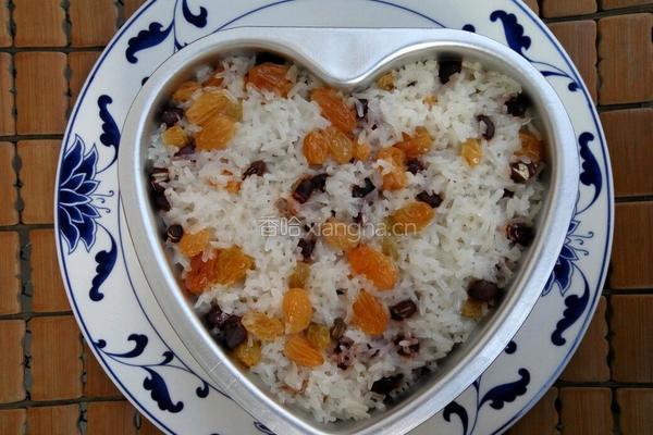 红豆沙糯米饭的做法图解6