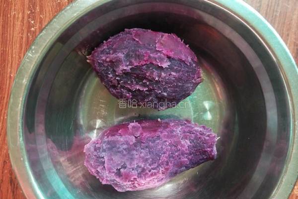 蜂蜜紫薯泥的做法图解3