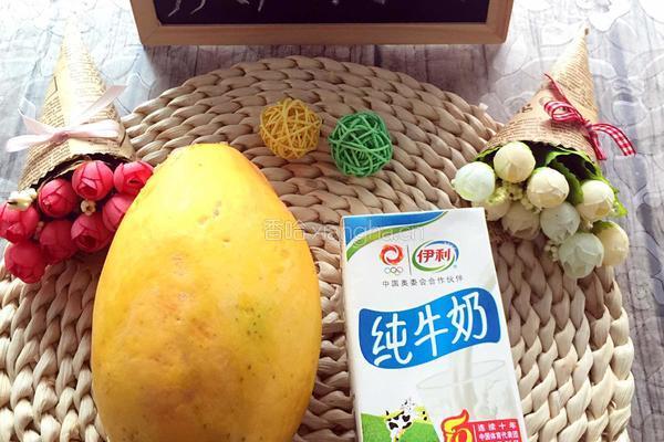 木瓜撞奶的做法图解1