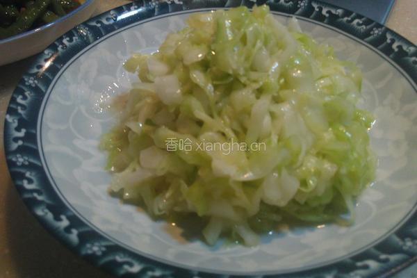 清炒包菜的做法图解4