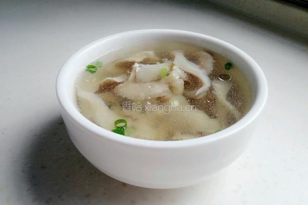 平菇肉片汤的做法图解7