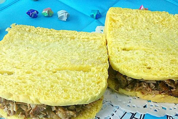 卤肉土司夹的做法图解4
