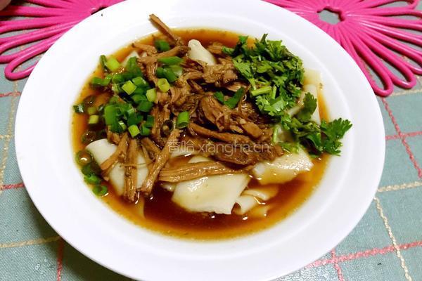 腊汁肉揪面片的做法图解9
