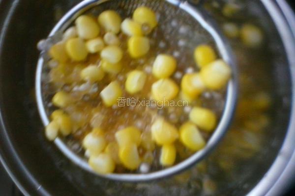 玉米西米羹的做法图解7