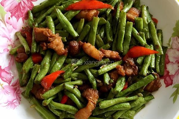 豆角烧肉的做法图解5