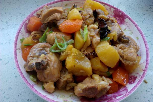 土豆胡萝卜炖鸡腿的做法图解7