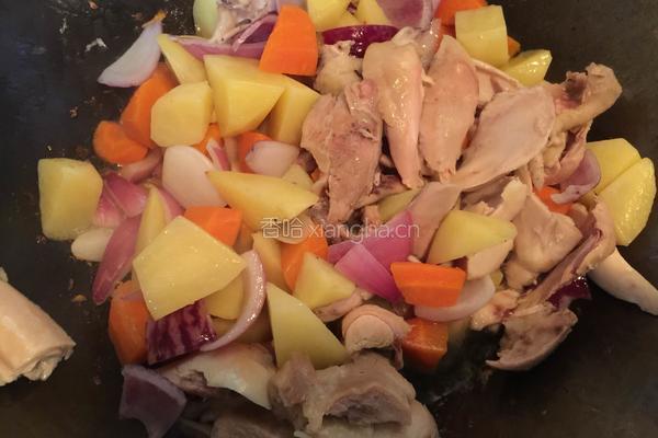 咖喱鸡肉饭的做法图解7