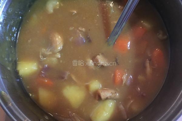 咖喱鸡肉饭的做法图解10