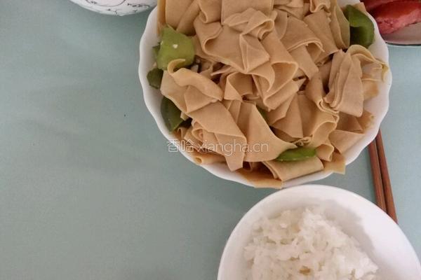 干豆腐炒青椒的做法图解13