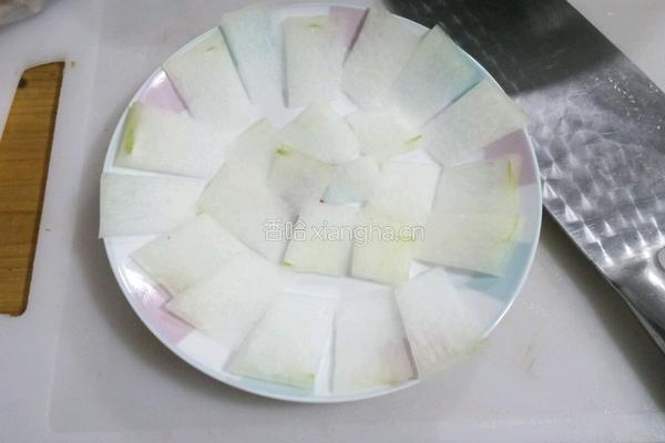冬瓜蒸肉丸子的做法图解2