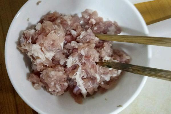 冬瓜蒸肉丸子的做法图解3