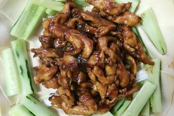 京酱鸡丝的做法图解5