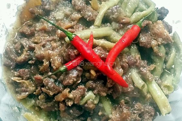 豆角蒸牛肉的做法图解13