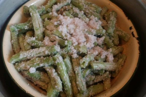 豆角蒸牛肉的做法图解12