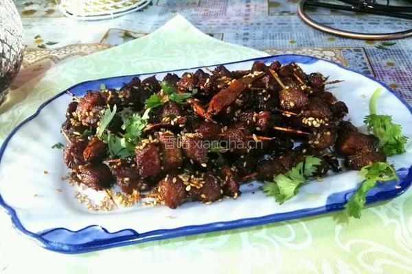 香辣牙签肉的做法图解9