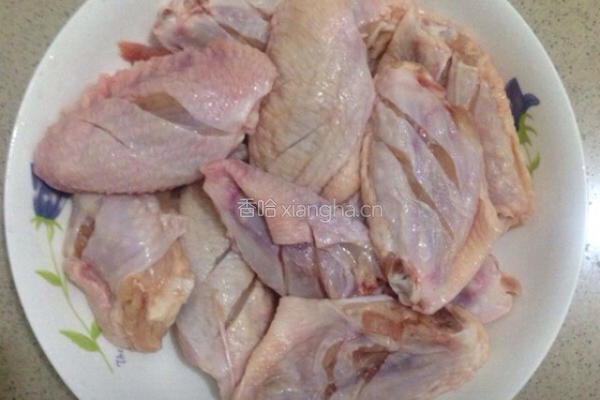 麦片烤鸡翅的做法图解1