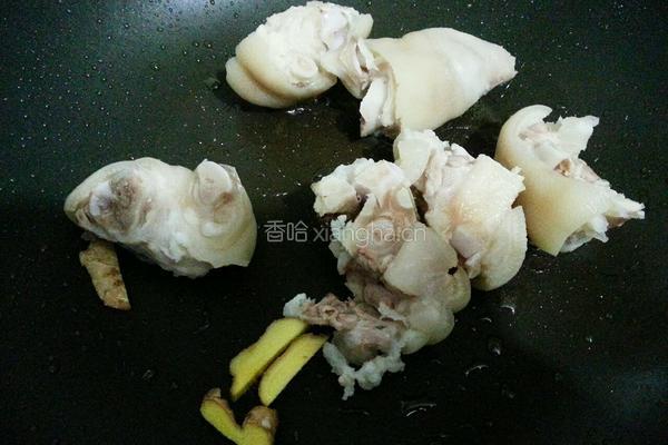 豆腐烧猪蹄的做法图解7