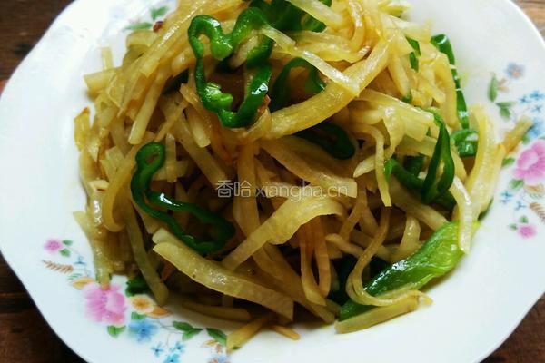 青椒脆萝卜的做法图解7