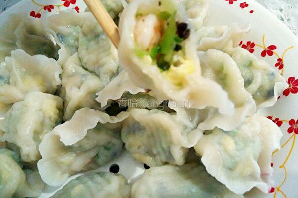 瓠子虾仁素水饺的做法图解8