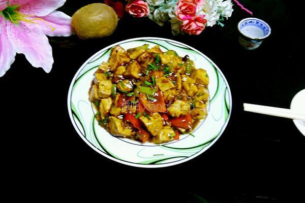煎烧臭豆腐的做法图解14