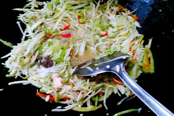 黄瓜炒肉的做法图解11