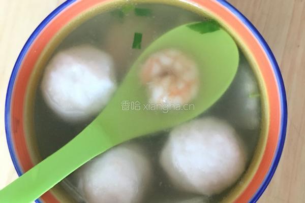 鲜虾仁冬瓜鱼丸汤的做法图解5