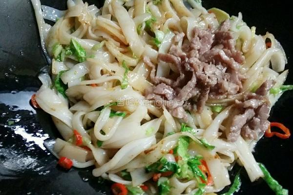 肉丝炒米粉的做法图解12