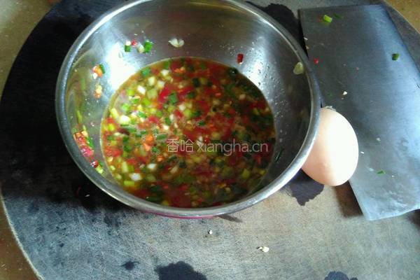 辣味鸡蛋煎饼的做法图解2