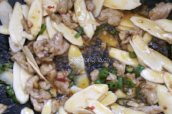 山药炒肉的做法图解9