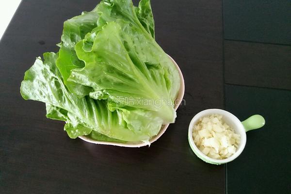 蚝油生菜的做法图解1
