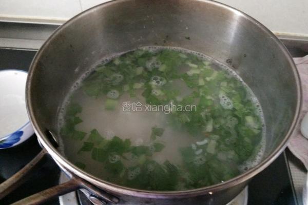 鲜虾大米粥的做法图解3