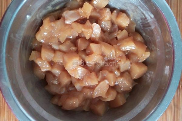 毛豆炒鸡丁的做法图解3