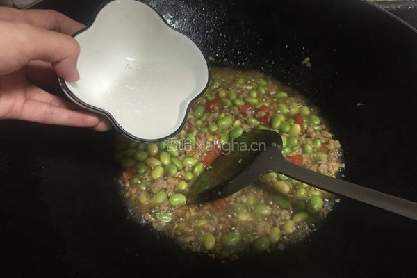 肉末毛豆的做法图解6