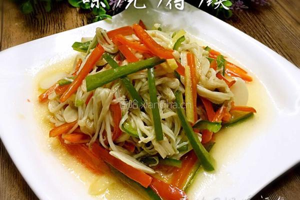 清炒金针菇的做法图解7