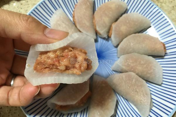 蒸萝卜肉卷的做法图解4