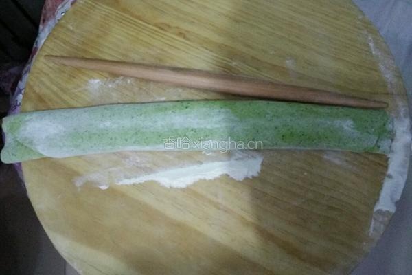 手擀蔬菜面的做法图解7