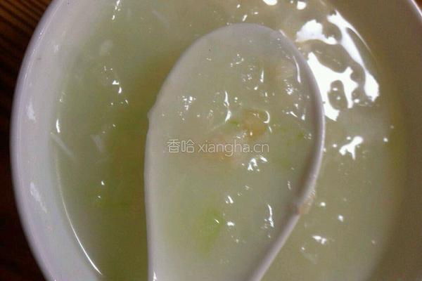 干贝冬瓜羹（双面瓜）