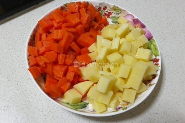 加虾仁的咖喱饭的做法图解3