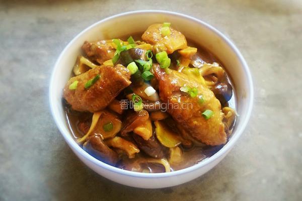 耗油香菇烧鸡翅的做法图解15