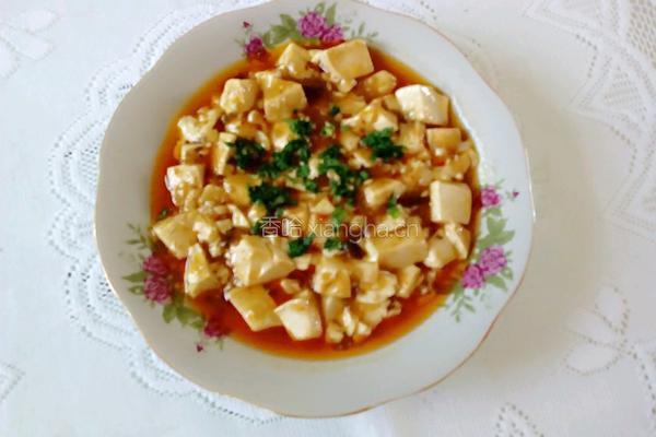 豆瓣酱烧豆腐的做法图解7
