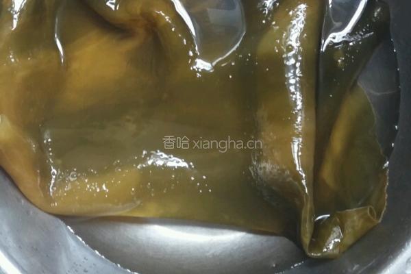 炒海带的做法图解1